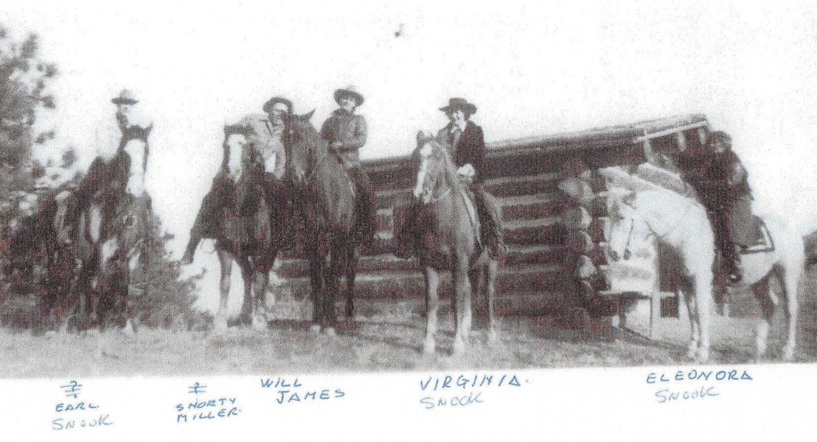 James and the cabin